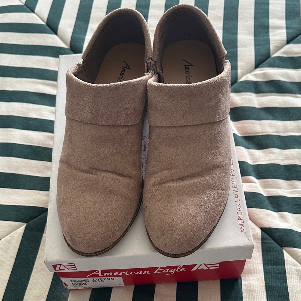 American Eagle Suede Ankle Boots